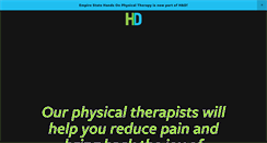 Desktop Screenshot of hdphysicaltherapy.com