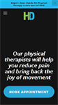 Mobile Screenshot of hdphysicaltherapy.com